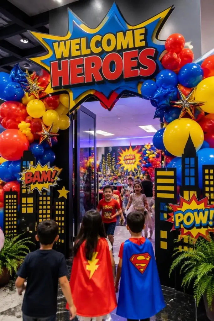 Superhero Training Camp Birthday