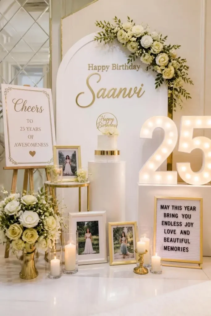Luxury Birthday Setup At Home
