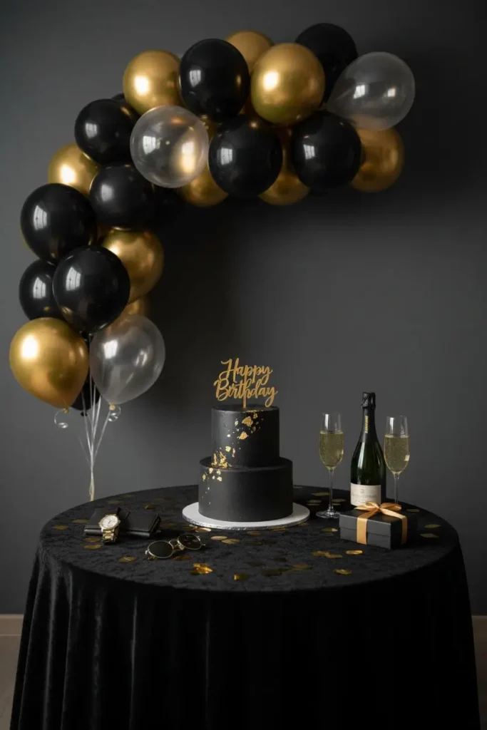 Birthday Photoshoot Ideas at Home for Men