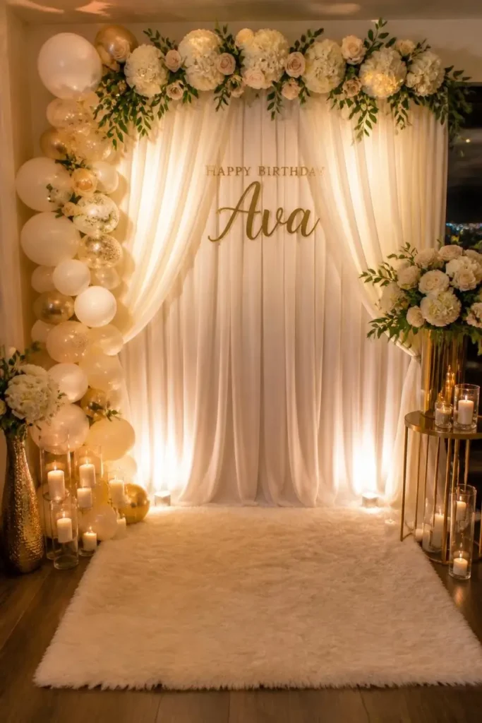 Luxury Birthday Setup At Home