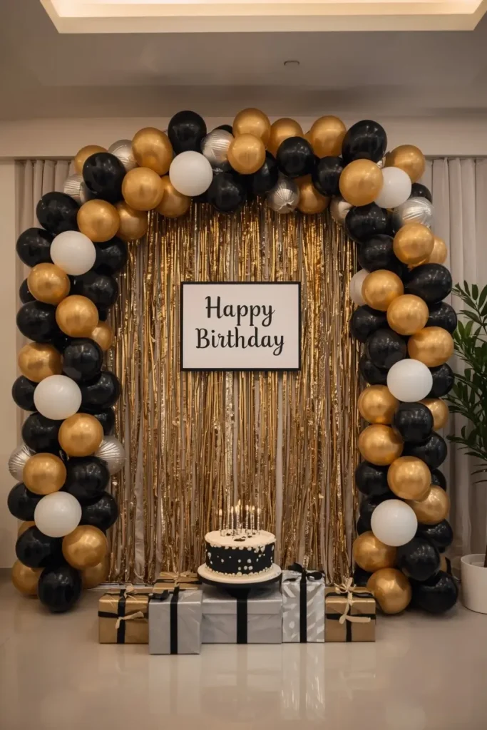Birthday Photoshoot Ideas at Home for Men