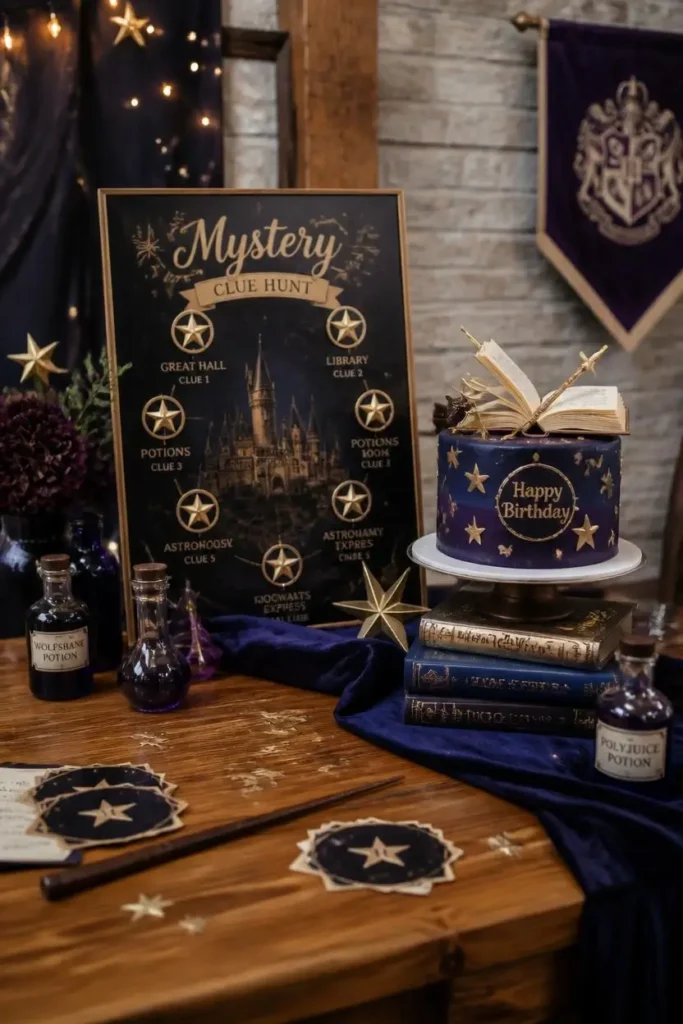 Magic School Mystery Birthday Party