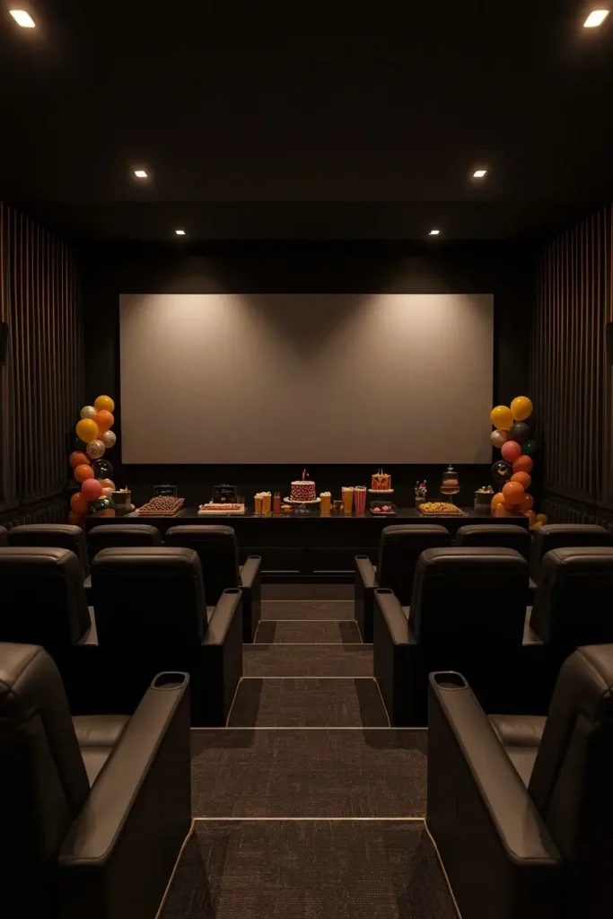 Private Movie Theater Birthday Party
