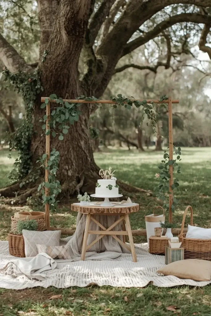 Picnic Theme Birthday Party Setup Ideas
