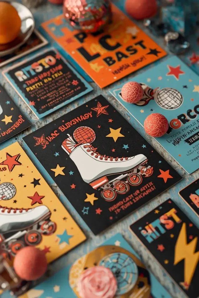 Retro Roller Rink Birthday Party Ideas
