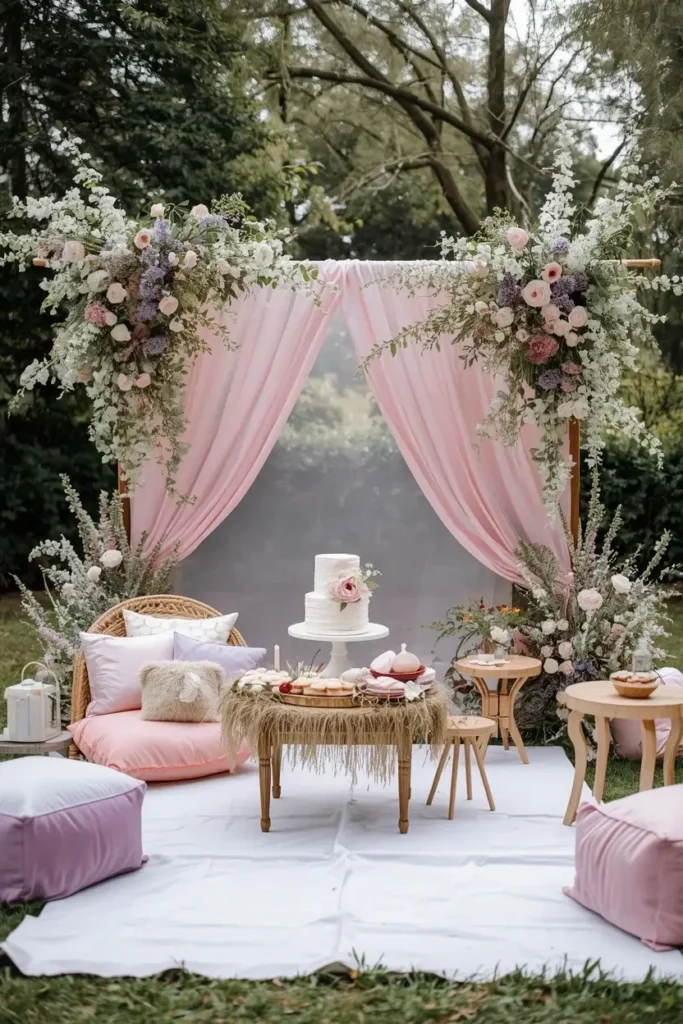 Picnic Theme Birthday Party Setup Ideas