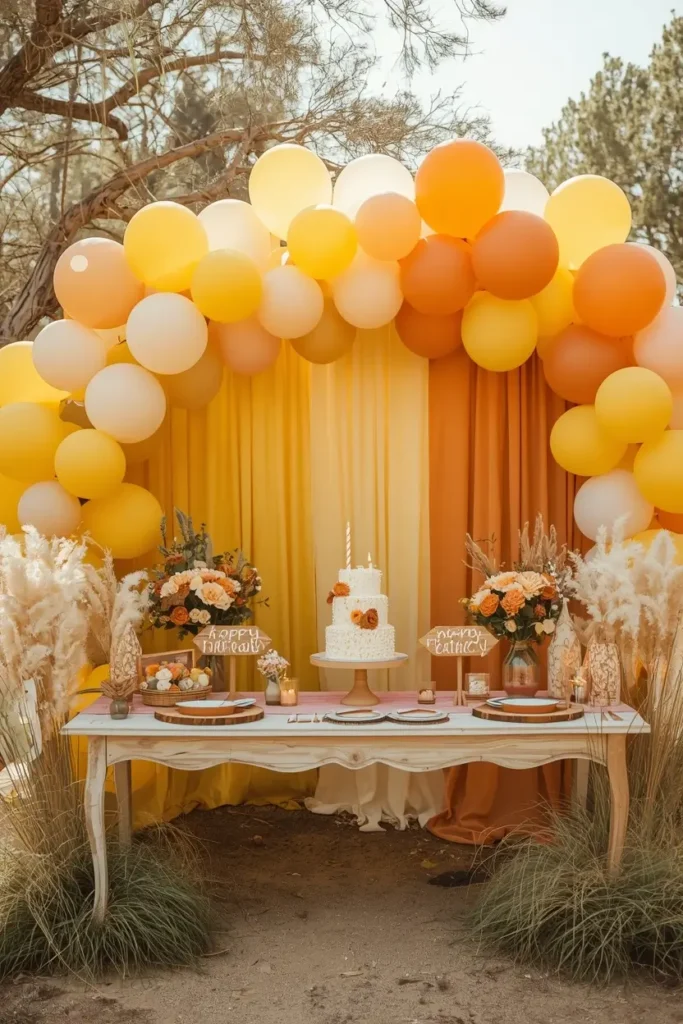 Boho Chic First Birthday Themes for Girls