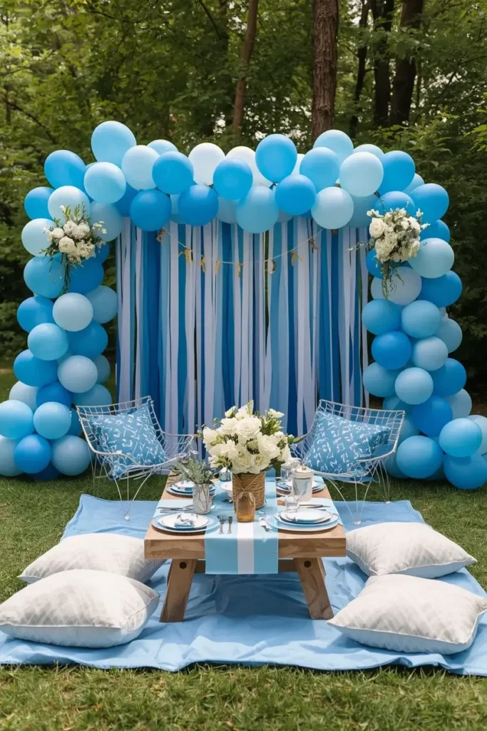 Picnic Theme Birthday Party Setup Ideas