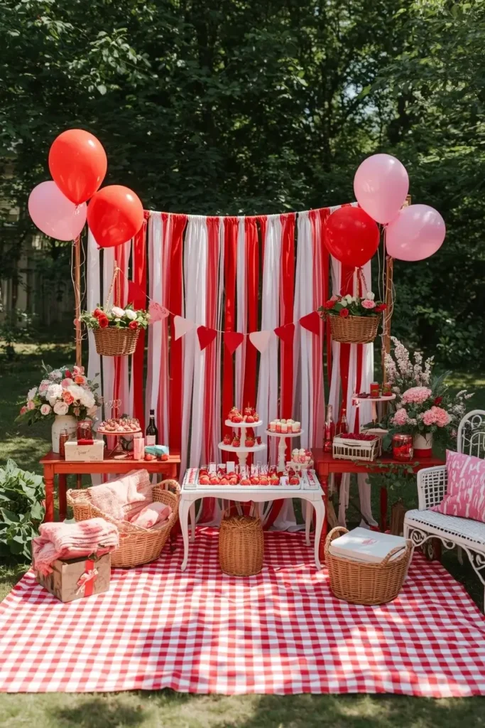 Picnic Theme Birthday Party Setup Ideas