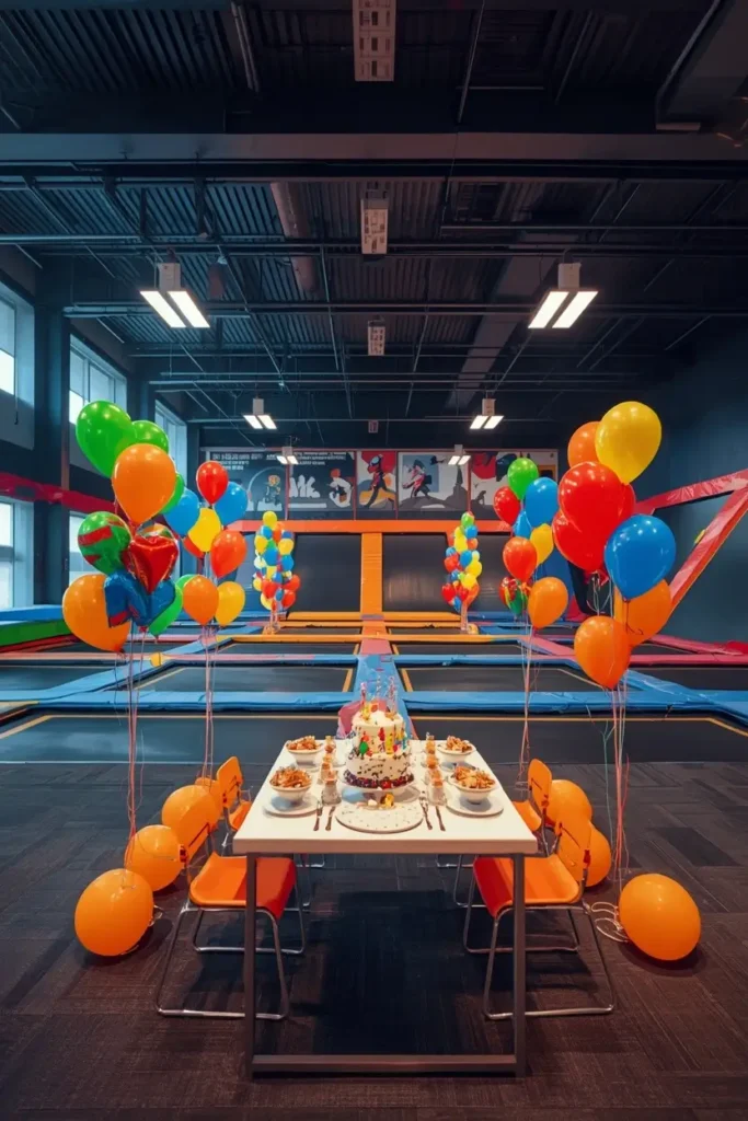 Trampoline Park Birthday Venue