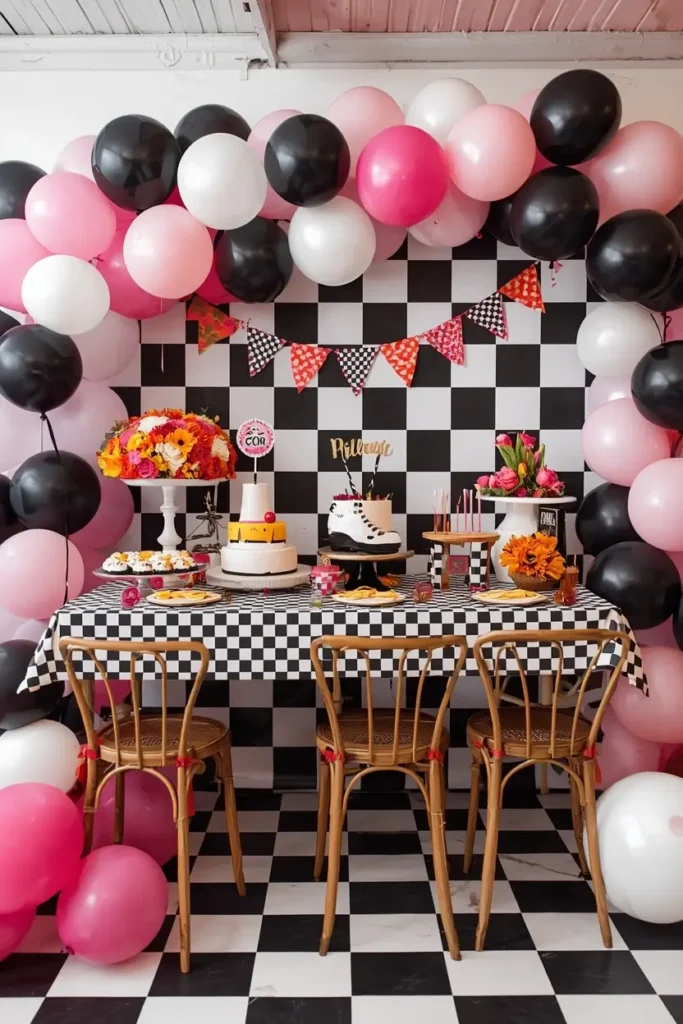 Retro Roller Rink Birthday Party Ideas