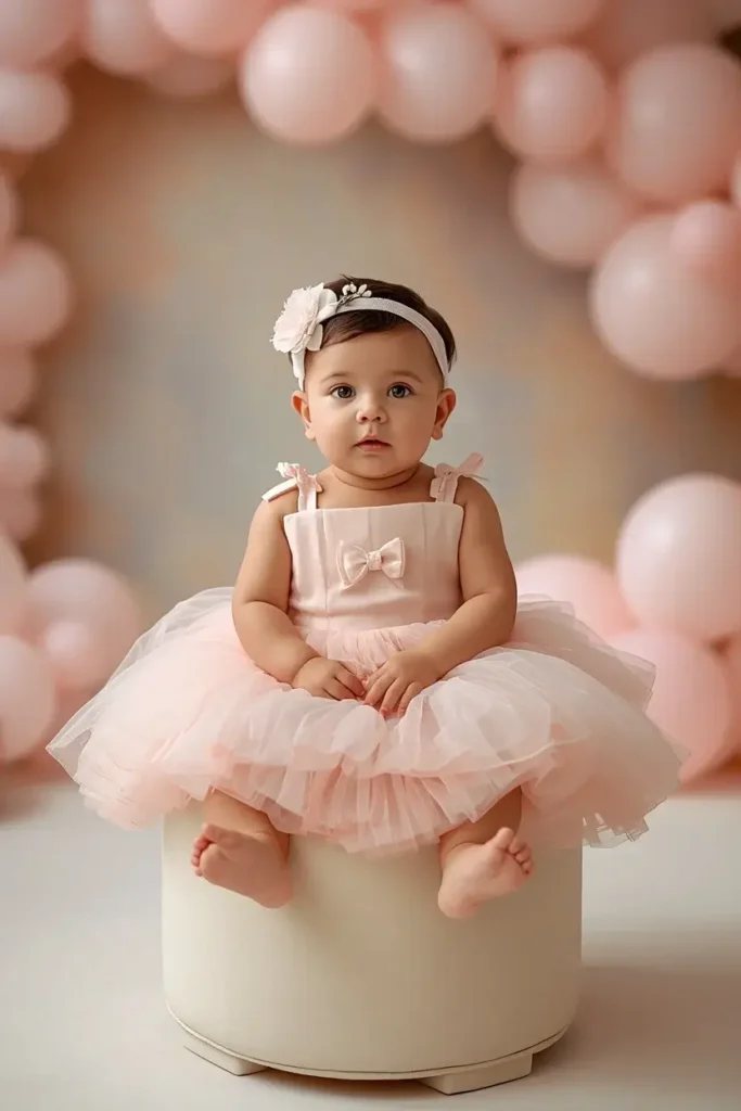 Birthday Photoshoot Outfit Ideas for a Baby Girl
