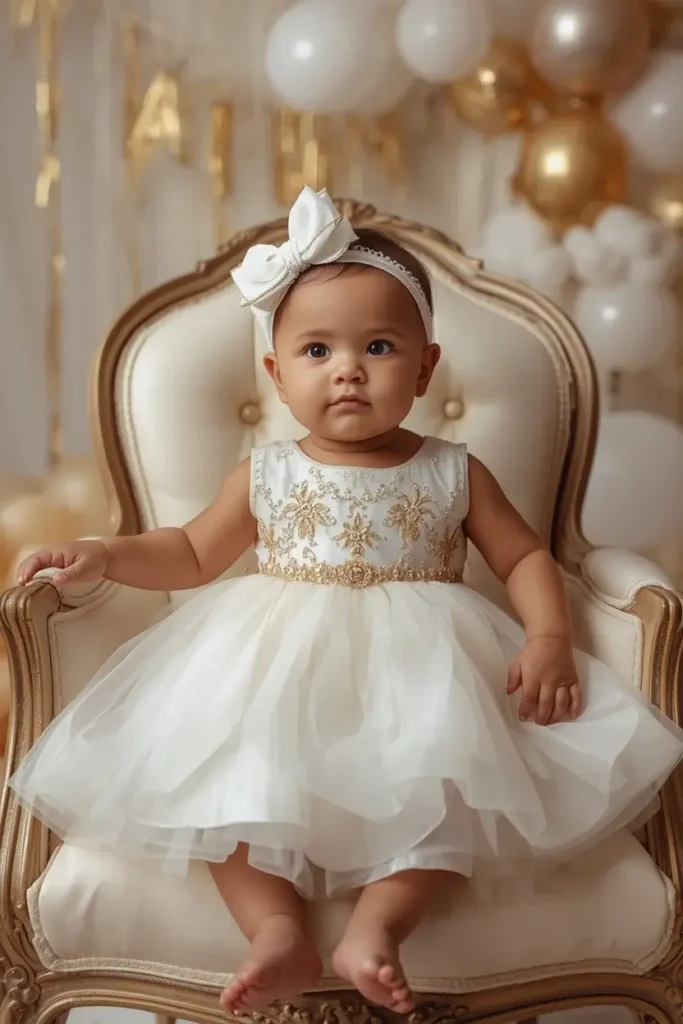 Birthday Photoshoot Outfit Ideas for a Baby Girl