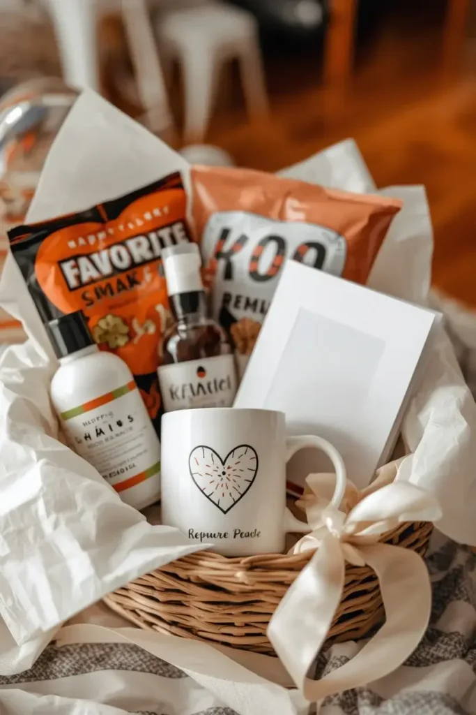Self-care basket ideas for Mom