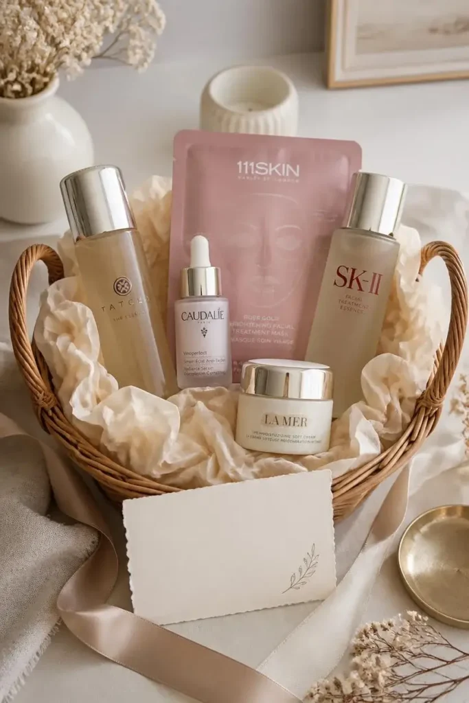 Self-care basket ideas for Mom