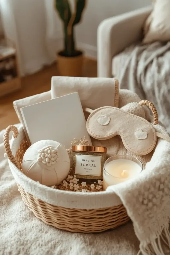 Self-care basket ideas for Mom