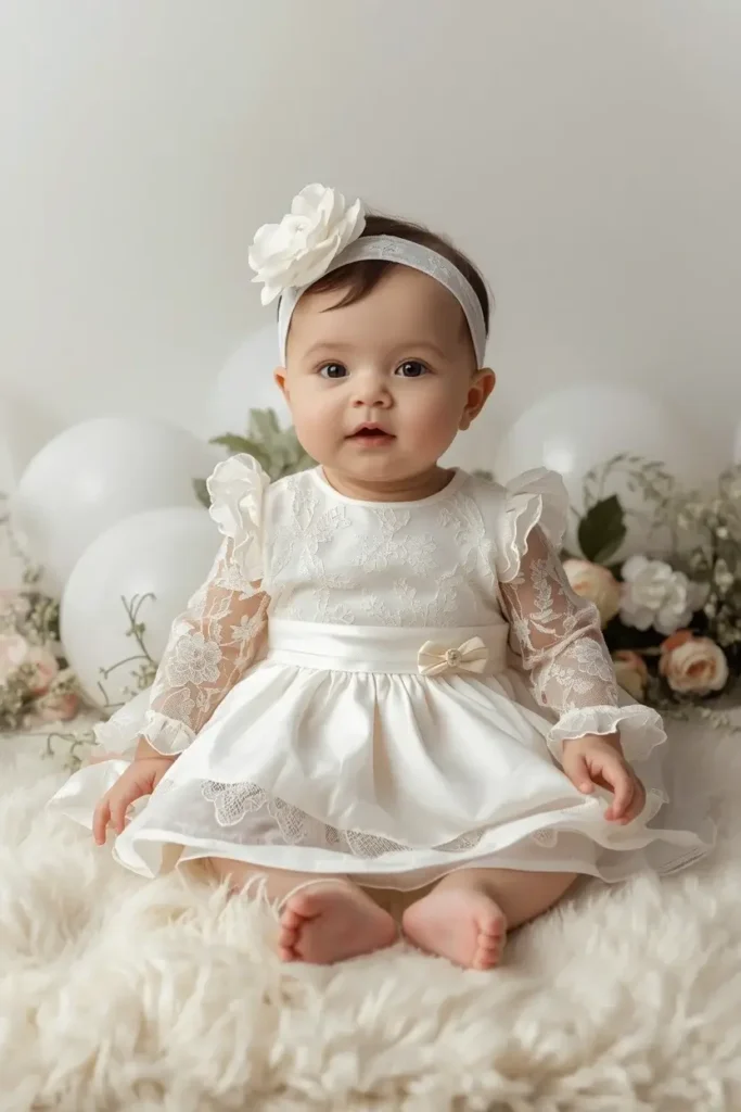 Birthday Photoshoot Outfit Ideas for a Baby Girl
