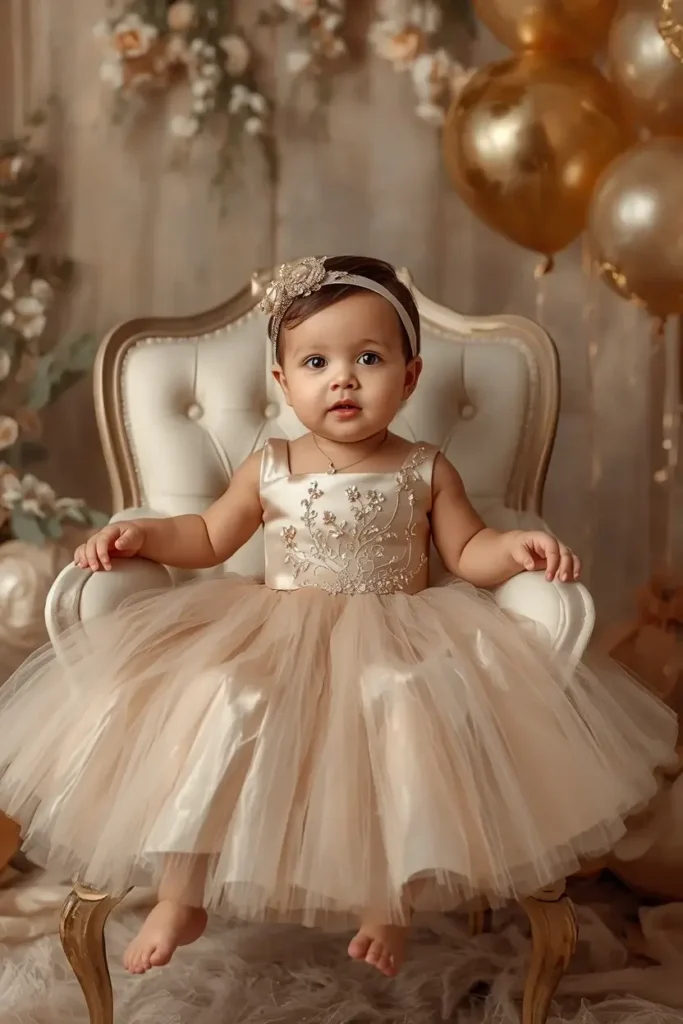 Birthday Photoshoot Outfit Ideas for a Baby Girl