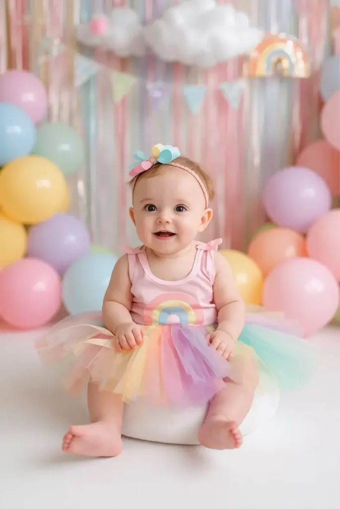 Birthday Photoshoot Outfit Ideas for a Baby Girl