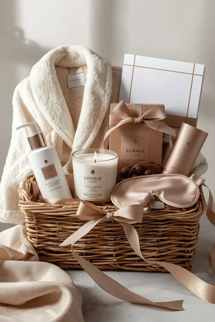 Self-care basket ideas for Mom