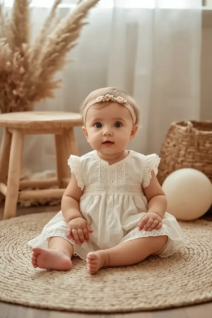Birthday Photoshoot Outfit Ideas for a Baby Girl