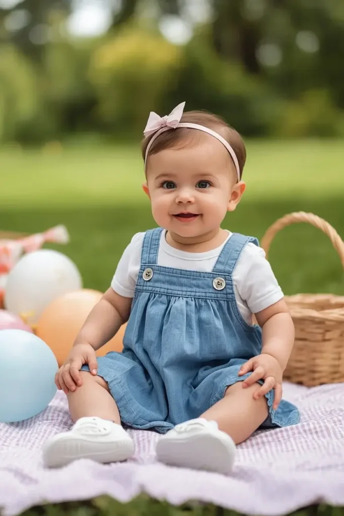 Birthday Photoshoot Outfit Ideas for a Baby Girl