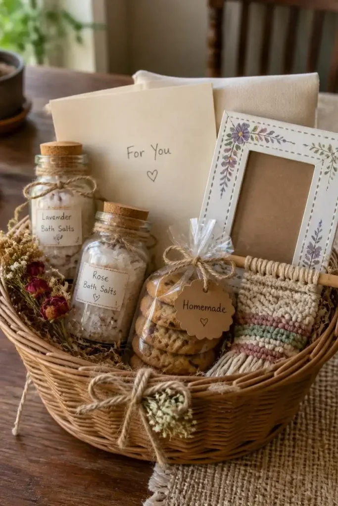 Self-care basket ideas for Mom