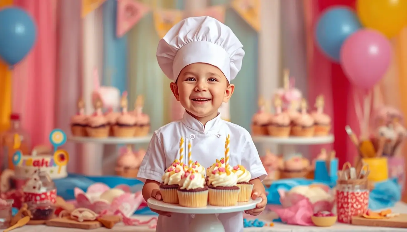 Mini Chef birthday party 