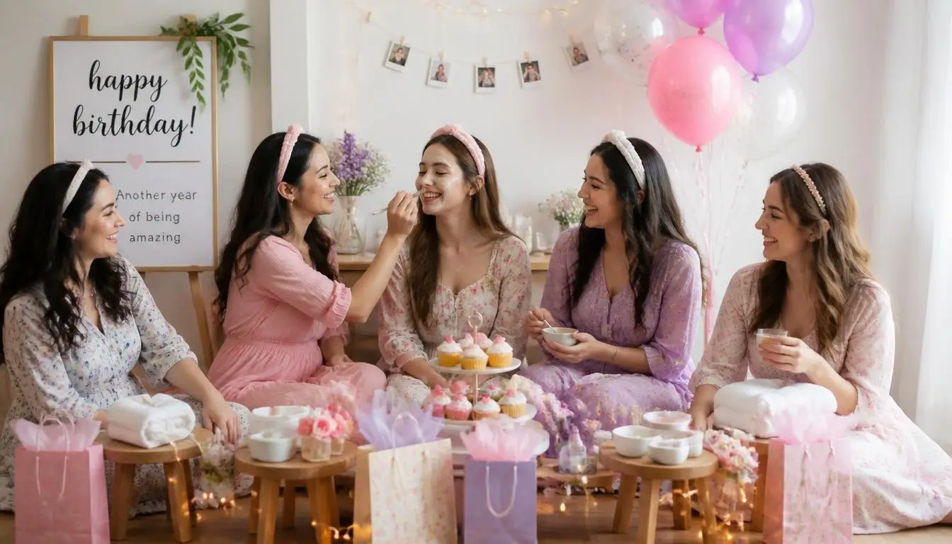 Girls' Spa Birthday Party Ideas