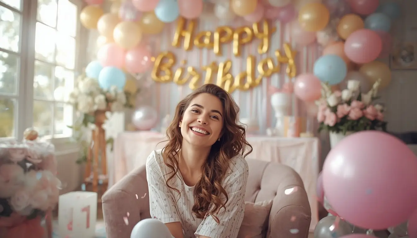 Birthday Photoshoot Ideas at Home