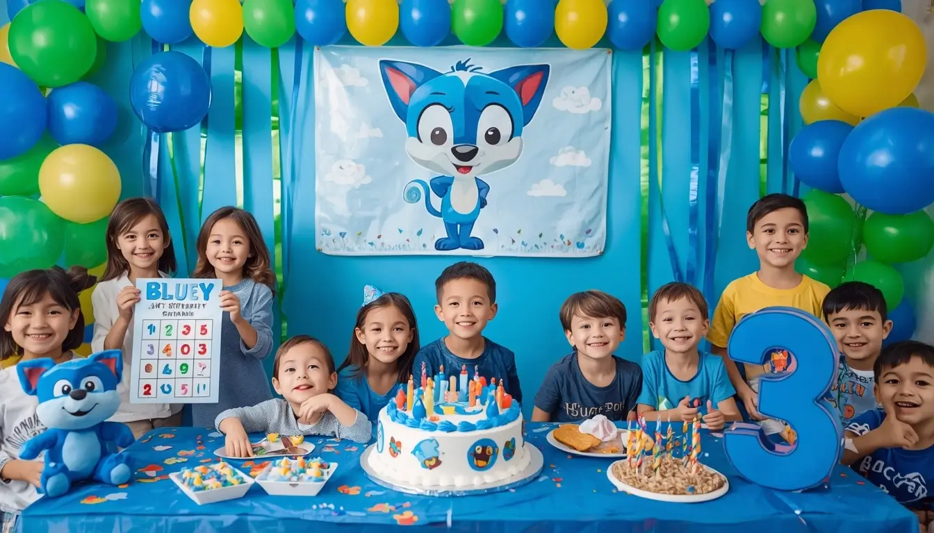 Bluey Birthday Party Decorations & Games