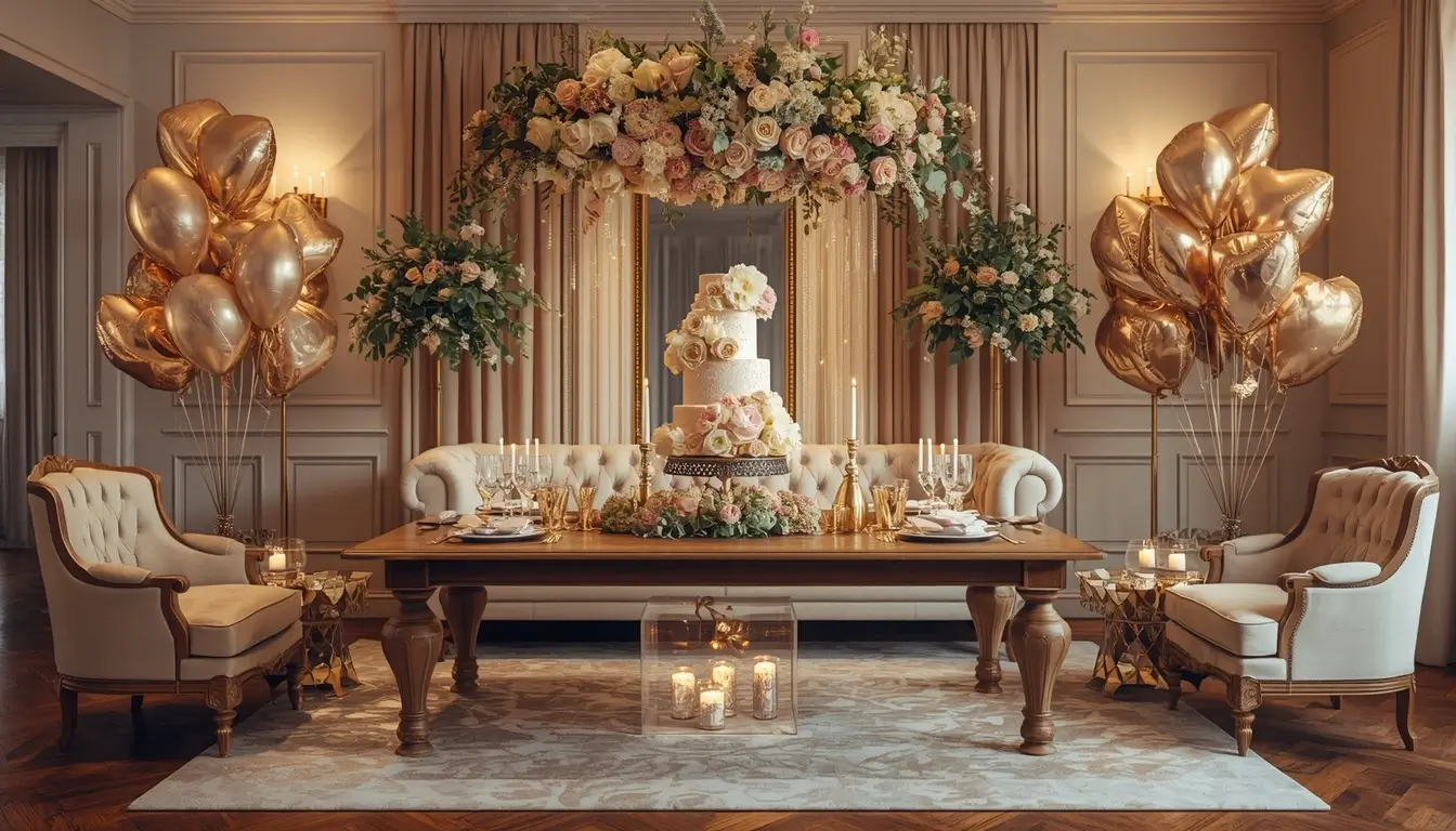 Luxury Birthday Setup At Home