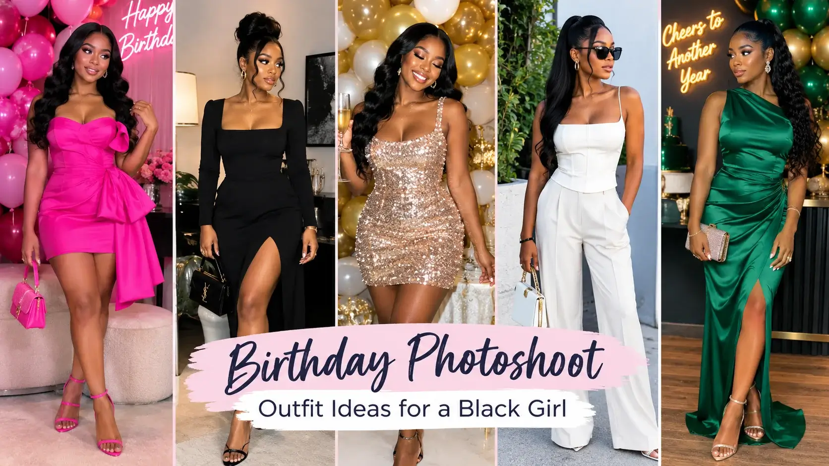 Birthday Photoshoot Outfit Ideas for a Black Girl