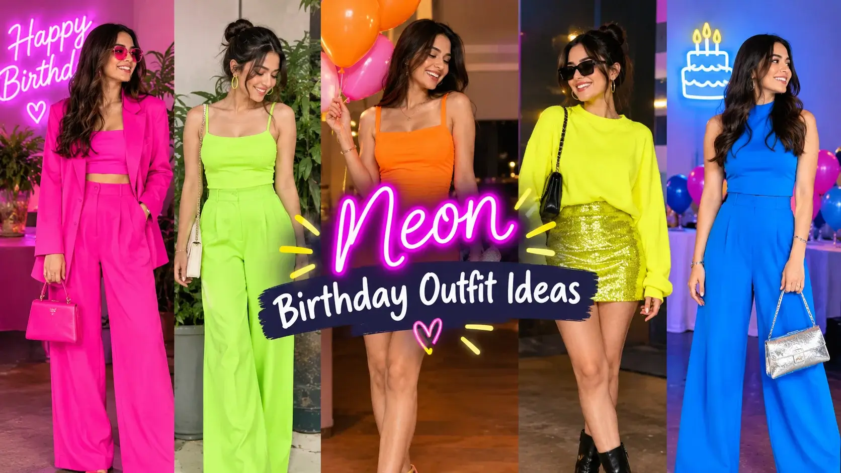 Neon Birthday Outfit Ideas